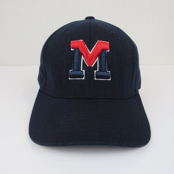 Lids Mustang Chargers Blue Embroidered M Men's Cap Fitted OSFA - Picture 6 of 14